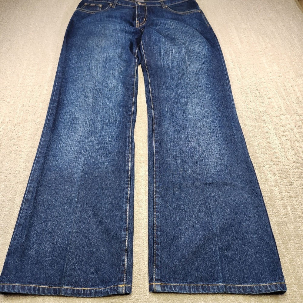 BC Ethic Jeans Men 34x33 Relaxed Bootcut Blue Collar Denim Workwear Cowboy